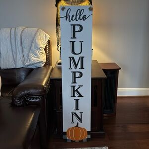 Pumpkin Sign